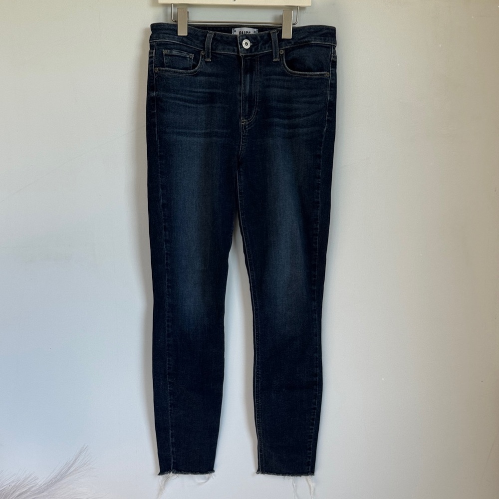 PAIGE Hoxton Ankle Dark Wash Jeans Size 29